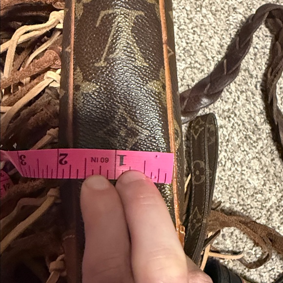 Louis Vuitton Brown Fringe Crossbody Bag - Picture 9 of 9